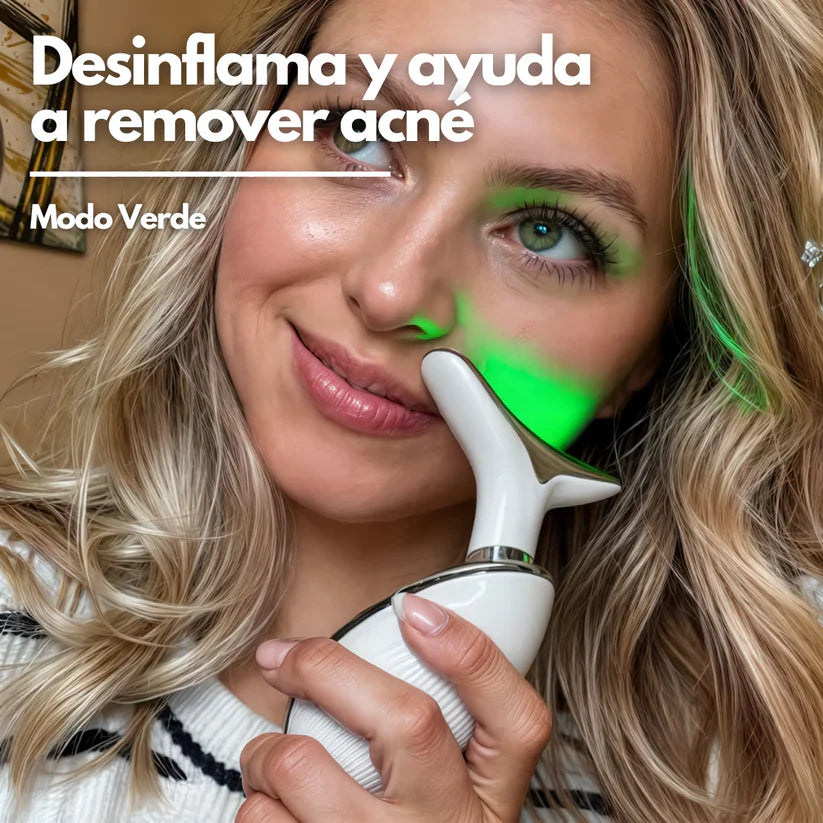 Masajeador de terapia LED para Lifting Facial 7 en 1