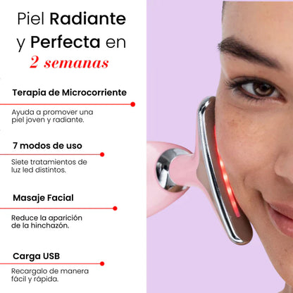 Masajeador de terapia LED para Lifting Facial 7 en 1
